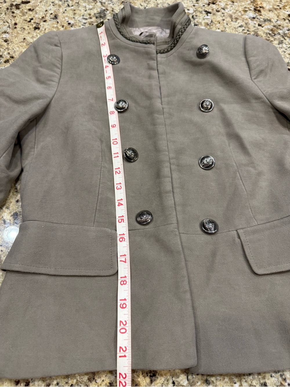 Zara Basic Collection Gray Blazer - Picture 5 of 6